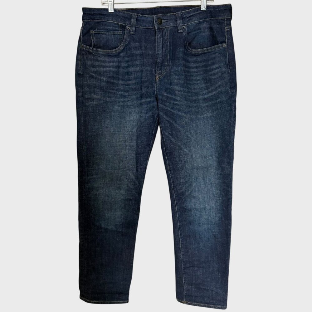 Buffalo David Bitton Ben Relaxed-Fit Tapered Denim Jeans Blue Men's Size 34X30